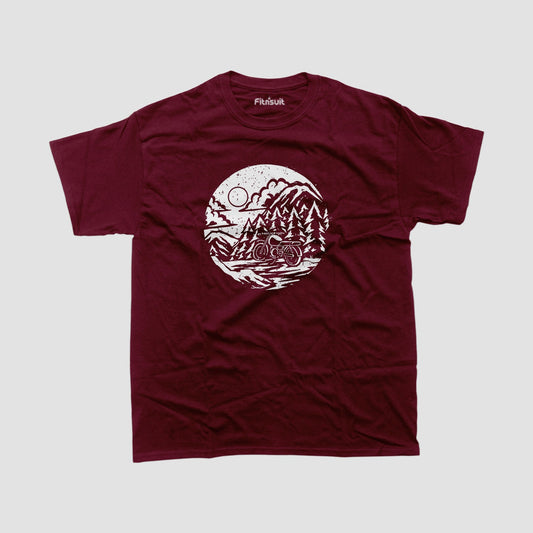 Mountain Landscape Line Art T shirt for everyone