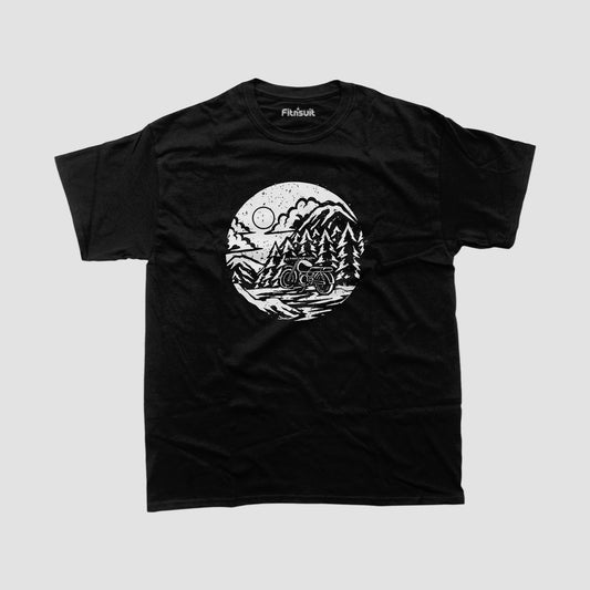 Mountain Landscape Line Art T shirt for everyone