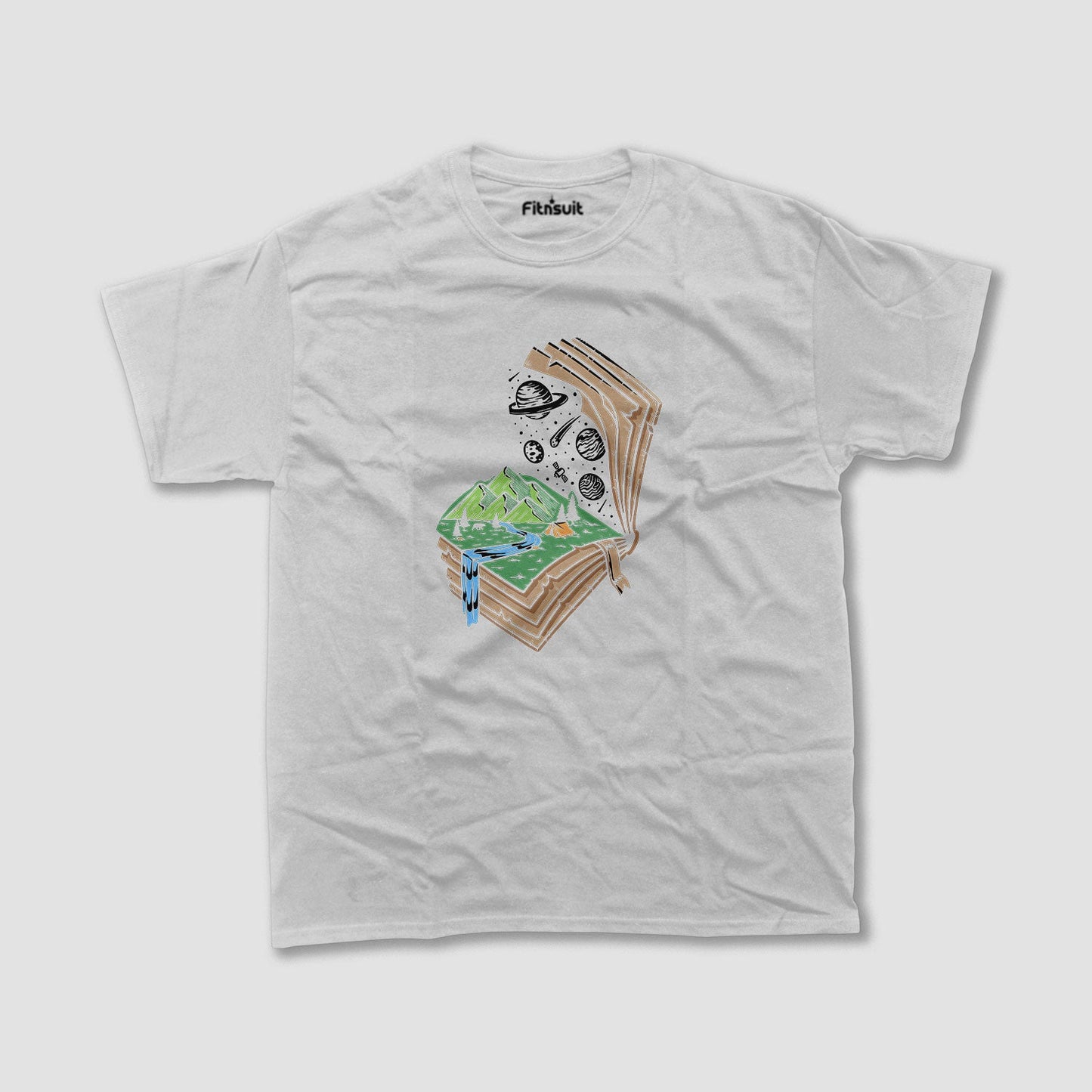 Panda in Bamboo Basket Illustration T shirt for everyone