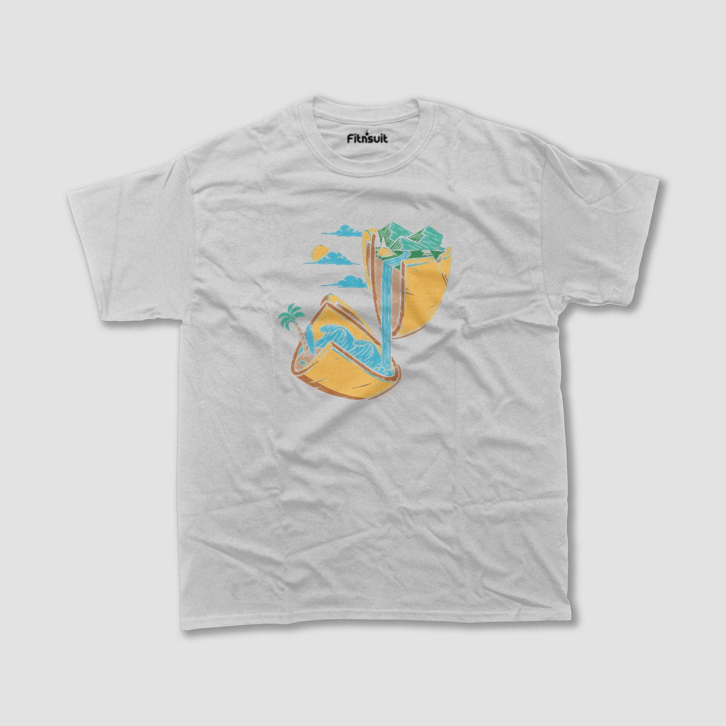 Beach Relaxation Girl in Taco Shell T shirt for everyone