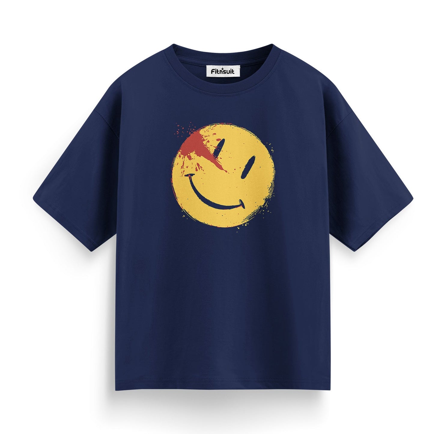 Grunge Smiley Face T shirt for everyone