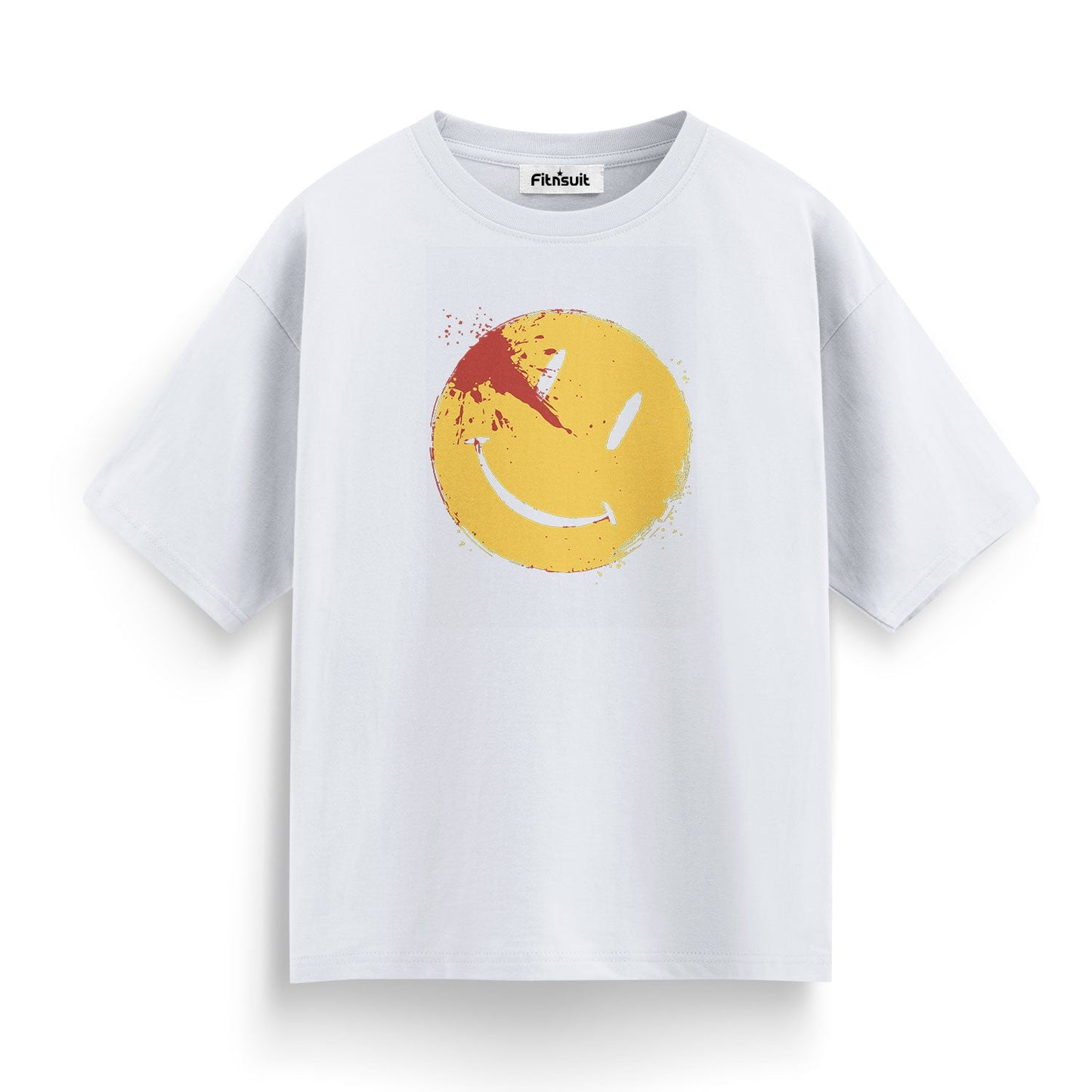 Grunge Smiley Face T shirt for everyone