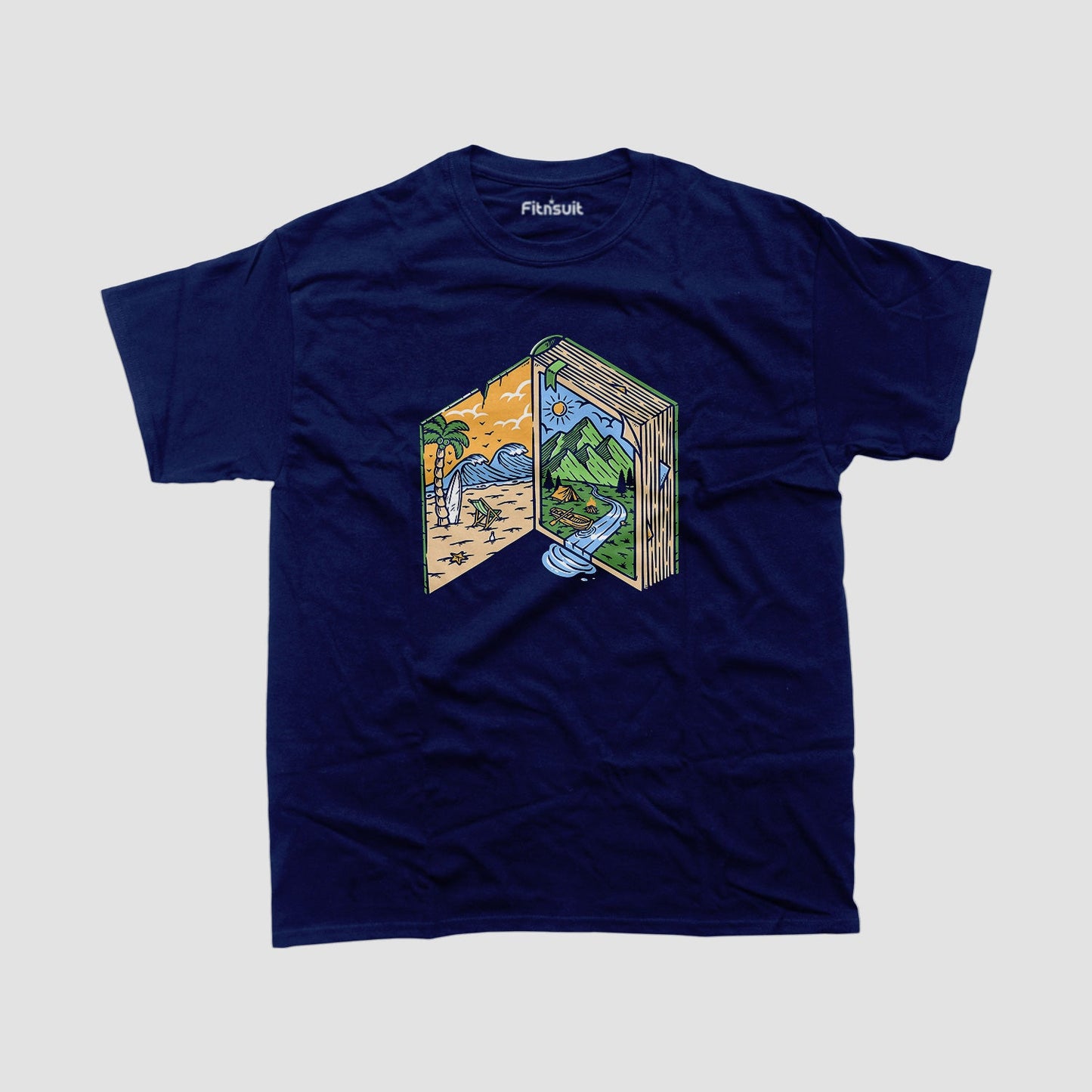 Explore the World Through Books T shirt for everyone