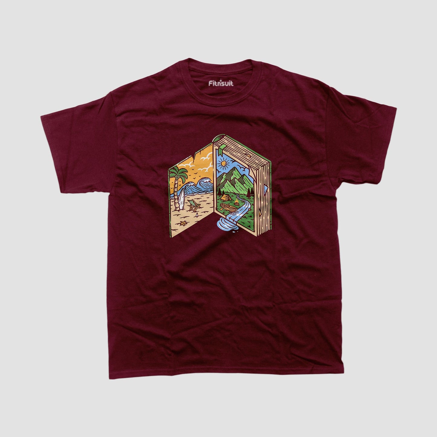 Explore the World Through Books T shirt for everyone