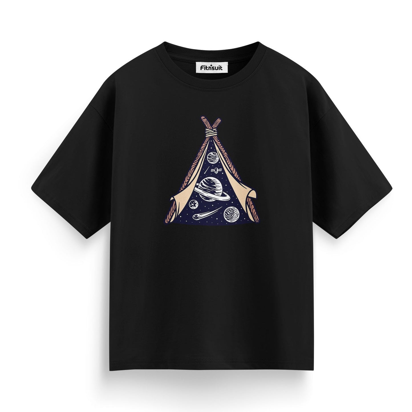 Boho Tent with Starry Night Sky T shirt for everyone