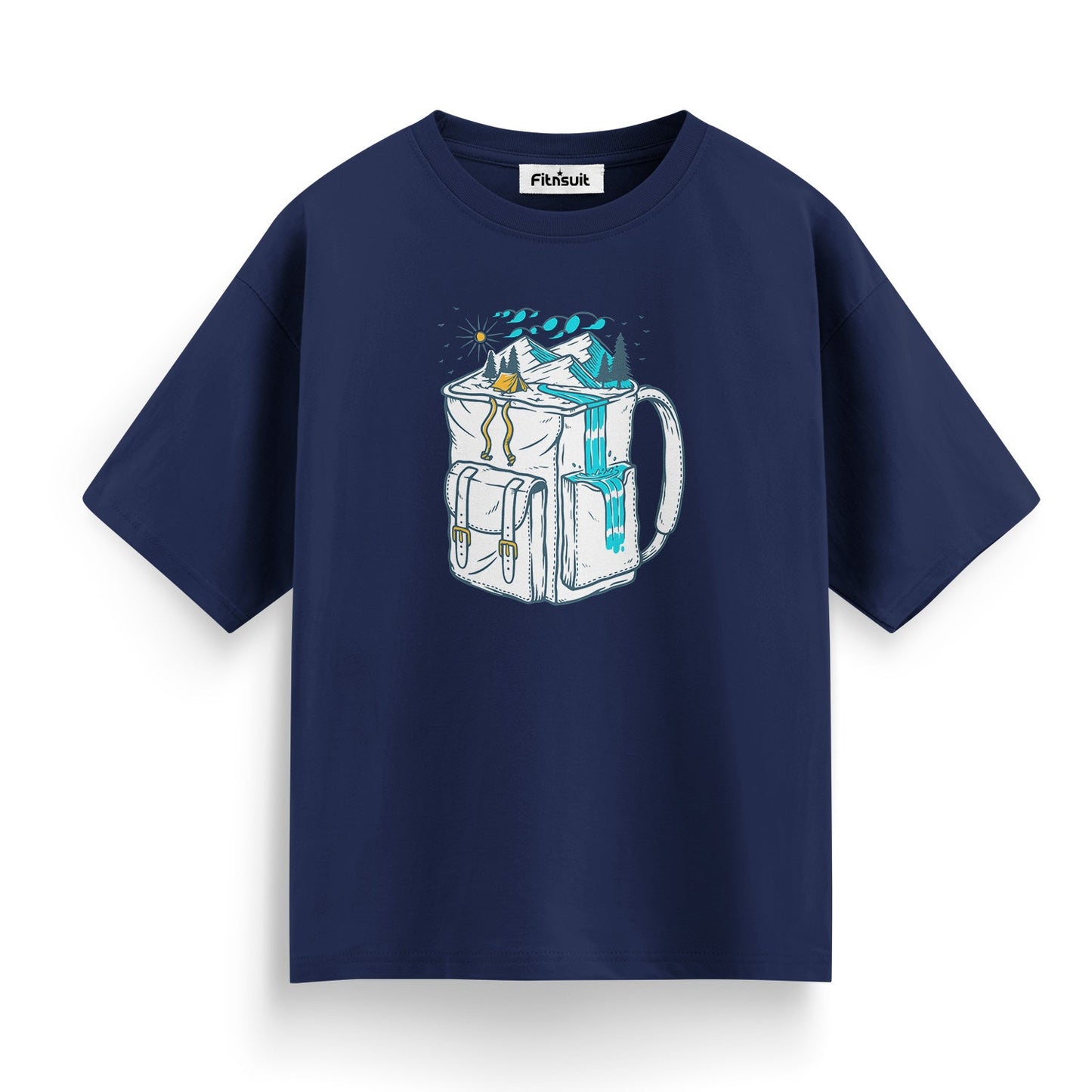 Camping Mug with Outdoor Elements T shirt for everyone
