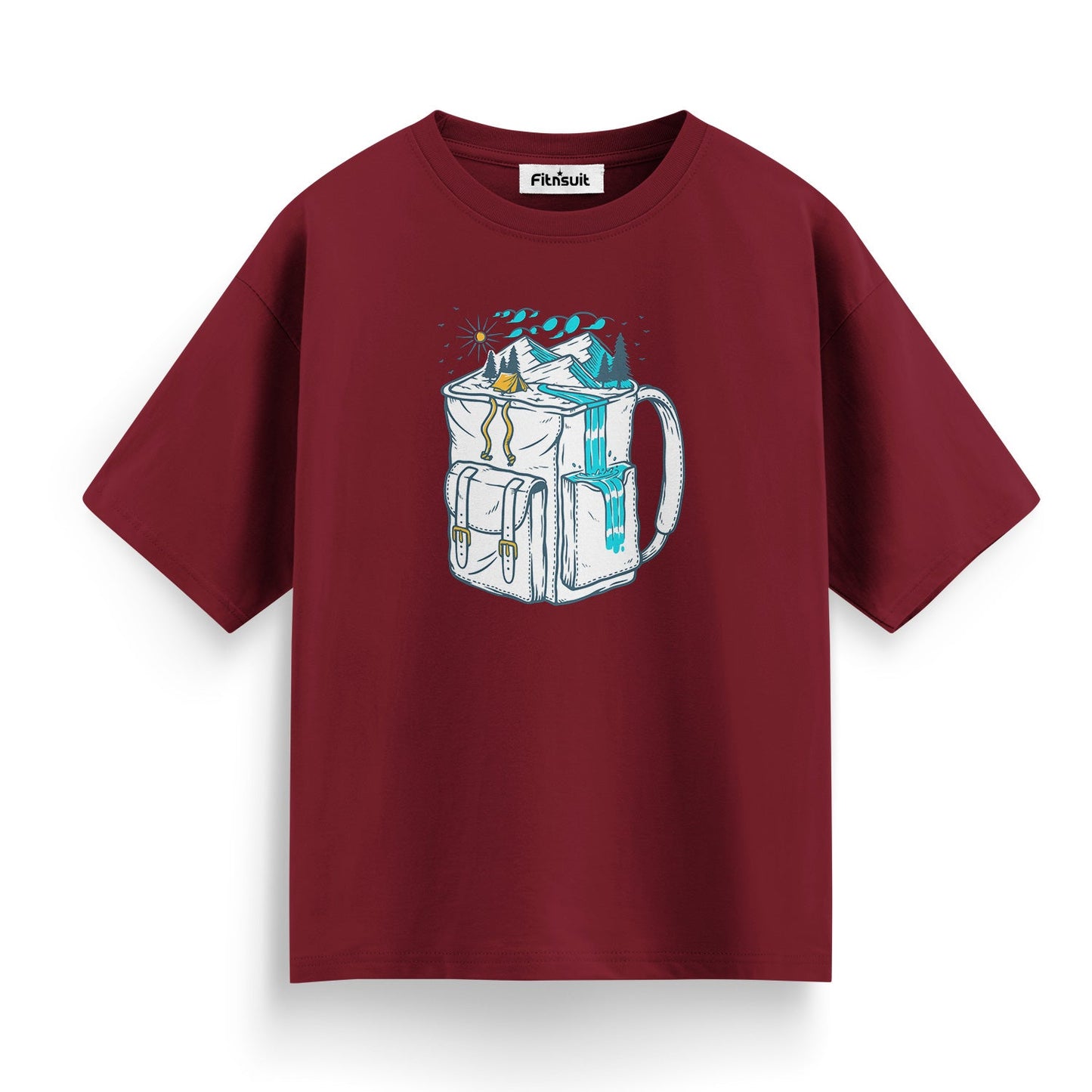Camping Mug with Outdoor Elements T shirt for everyone