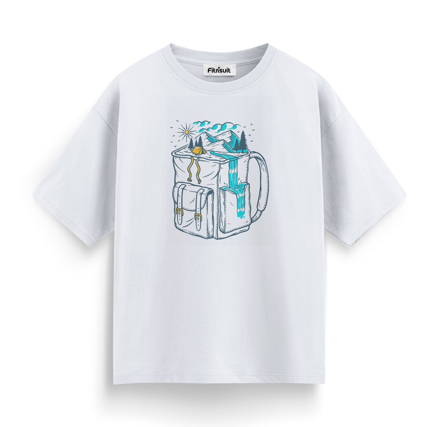 Camping Mug with Outdoor Elements T shirt for everyone