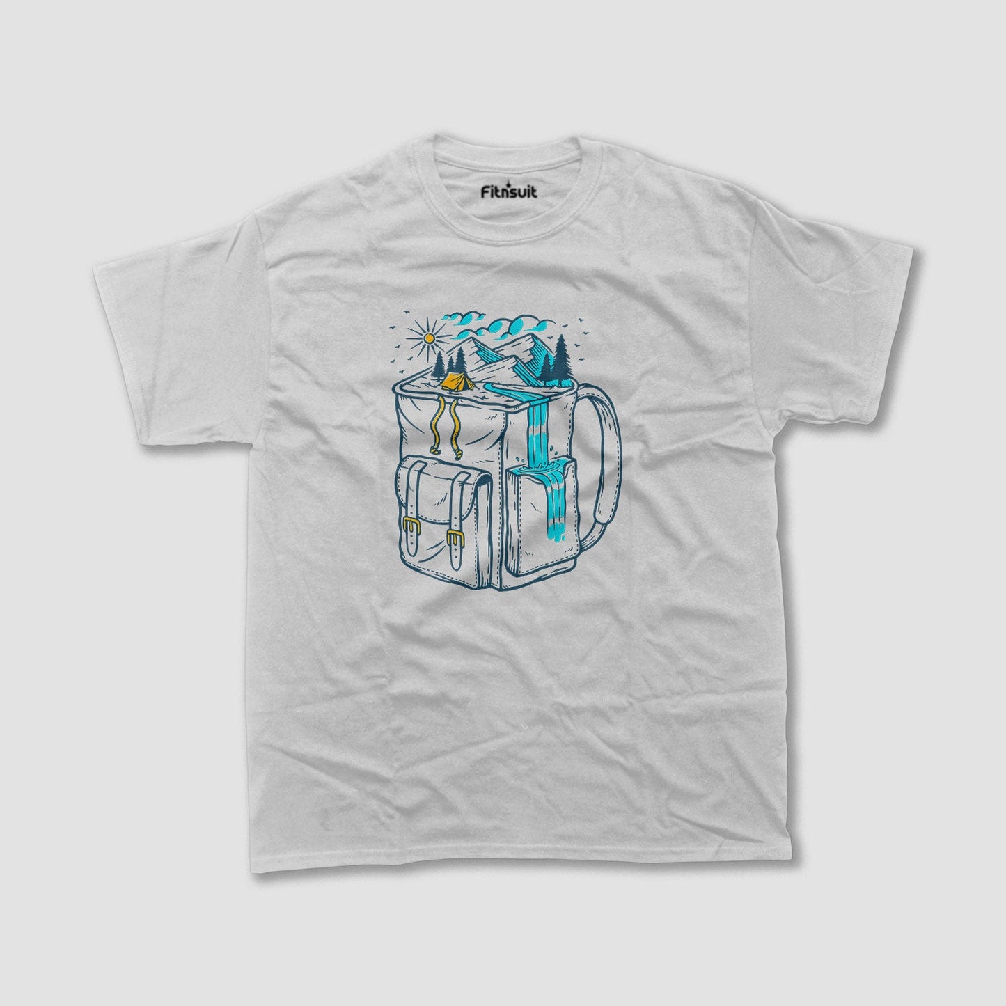 Camping Mug with Outdoor Elements T shirt for everyone