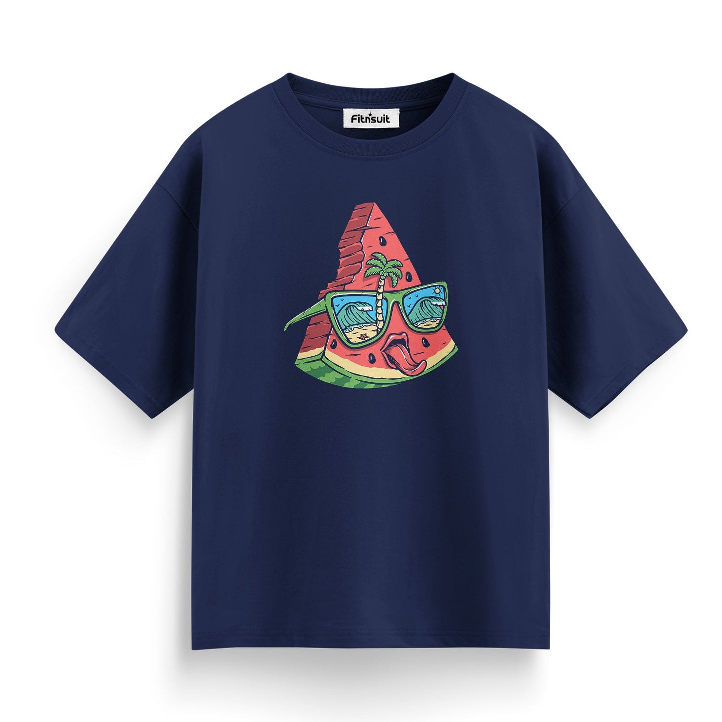 Cool Watermelon Wearing Sunglasses T shirt for everyone