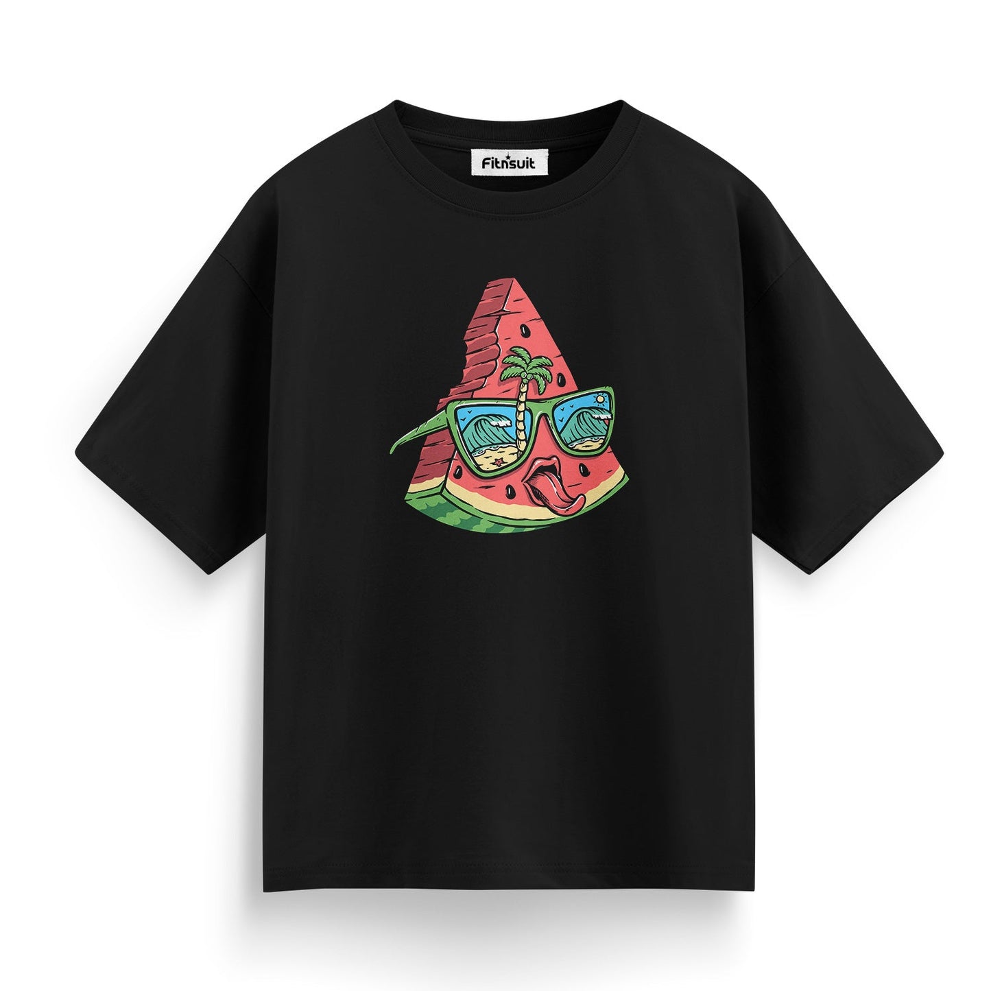 Cool Watermelon Wearing Sunglasses T shirt for everyone