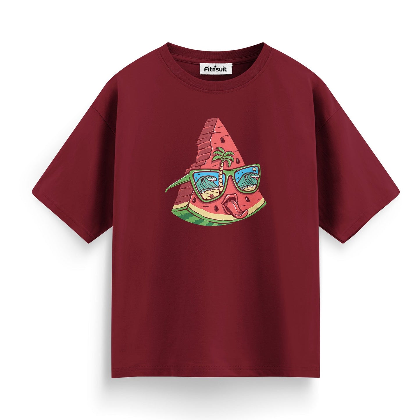 Cool Watermelon Wearing Sunglasses T shirt for everyone