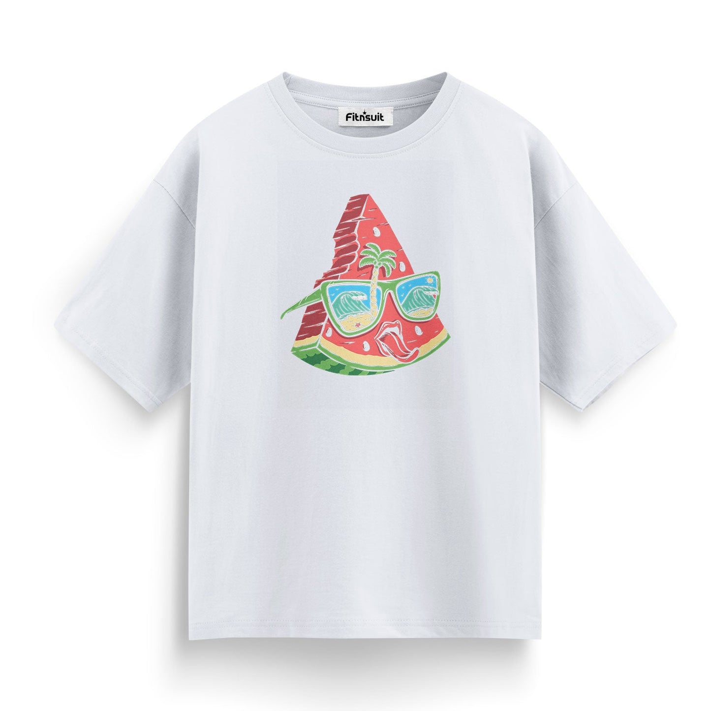 Cool Watermelon Wearing Sunglasses T shirt for everyone