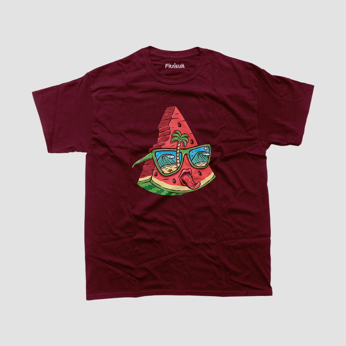 Cool Watermelon Wearing Sunglasses T shirt for everyone