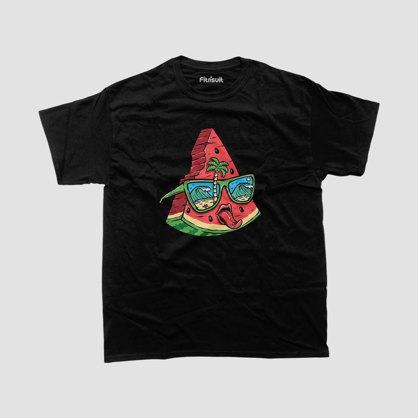 Cool Watermelon Wearing Sunglasses T shirt for everyone