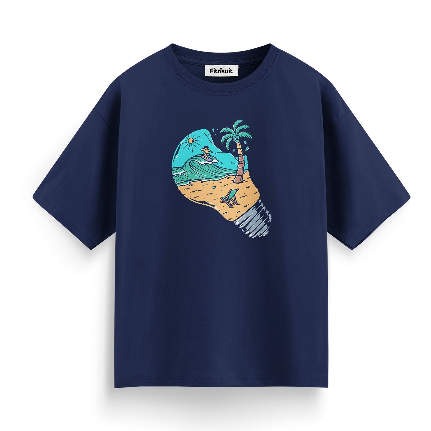 Light Bulb Island Paradise Art T shirt for everyone
