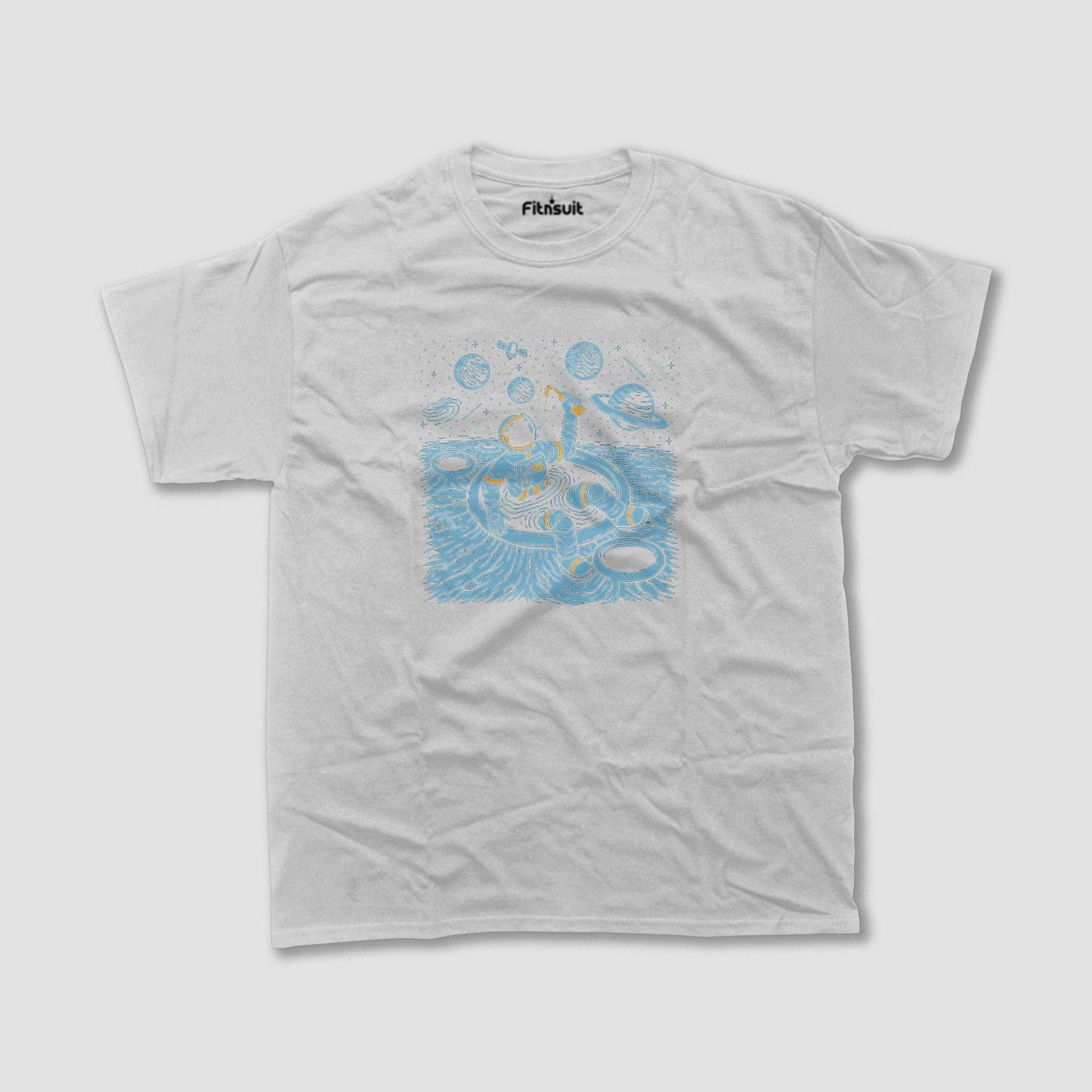 Astronaut Floating in Space Galaxy T shirt for everyone