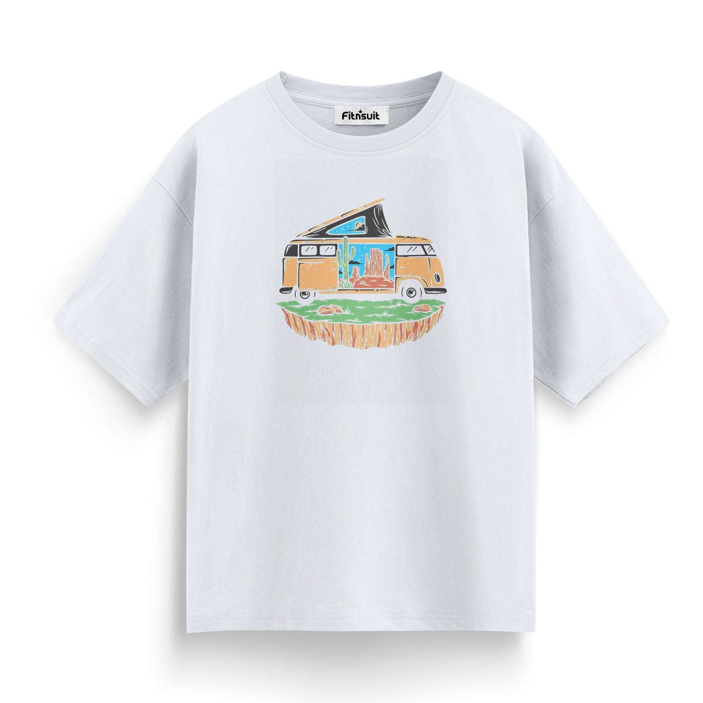 Camper Van Under Starry Sky T shirt for everyone