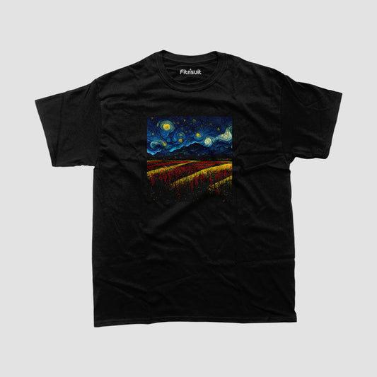 Van Gogh Style Landscape T shirt for everyone