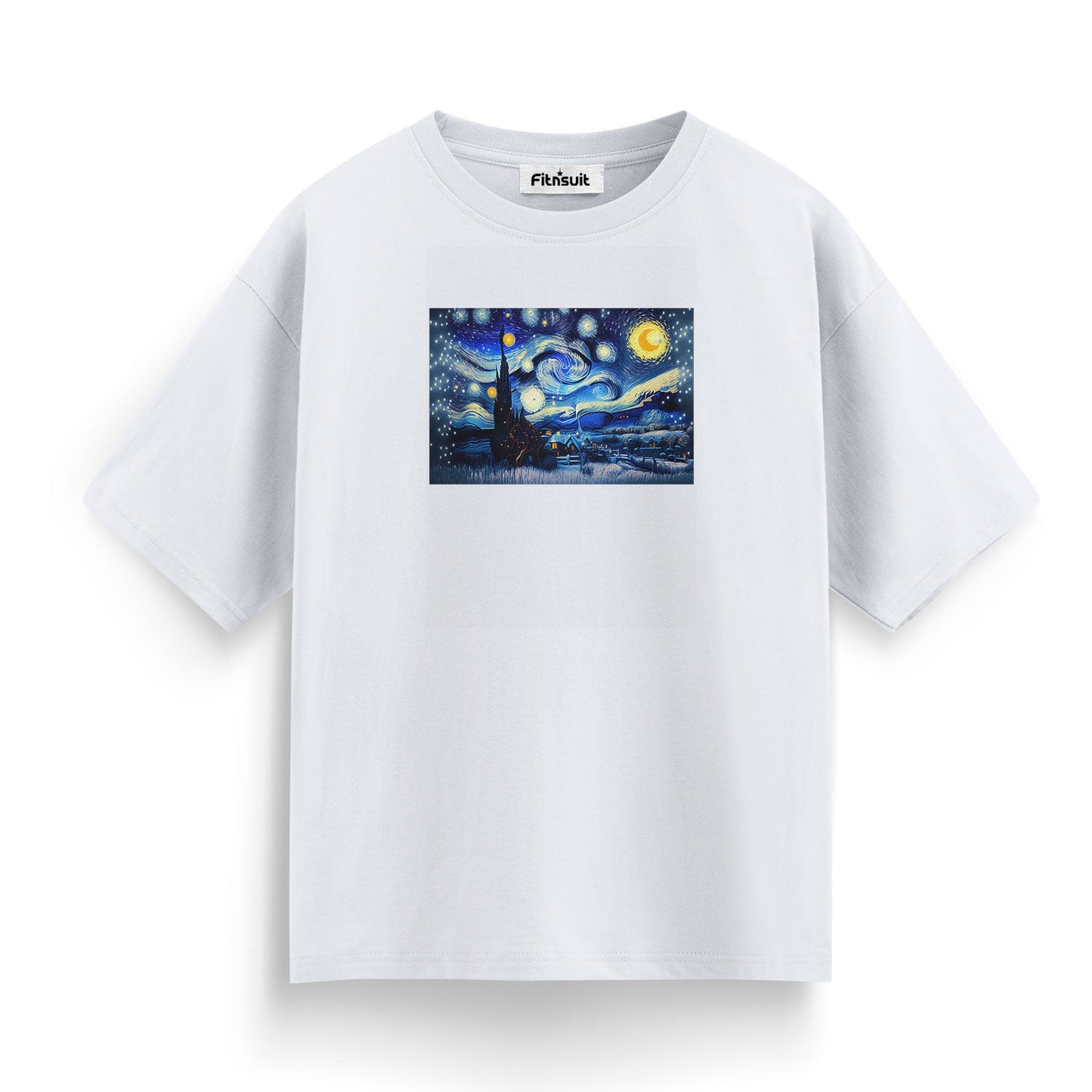 Van Gogh Starry Night Tribute T shirt for everyone