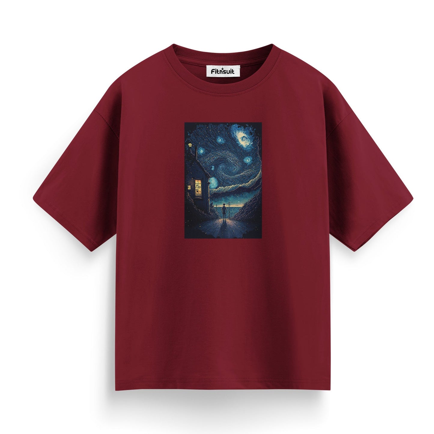 TARDIS Under Starry Sky T shirt for everyone