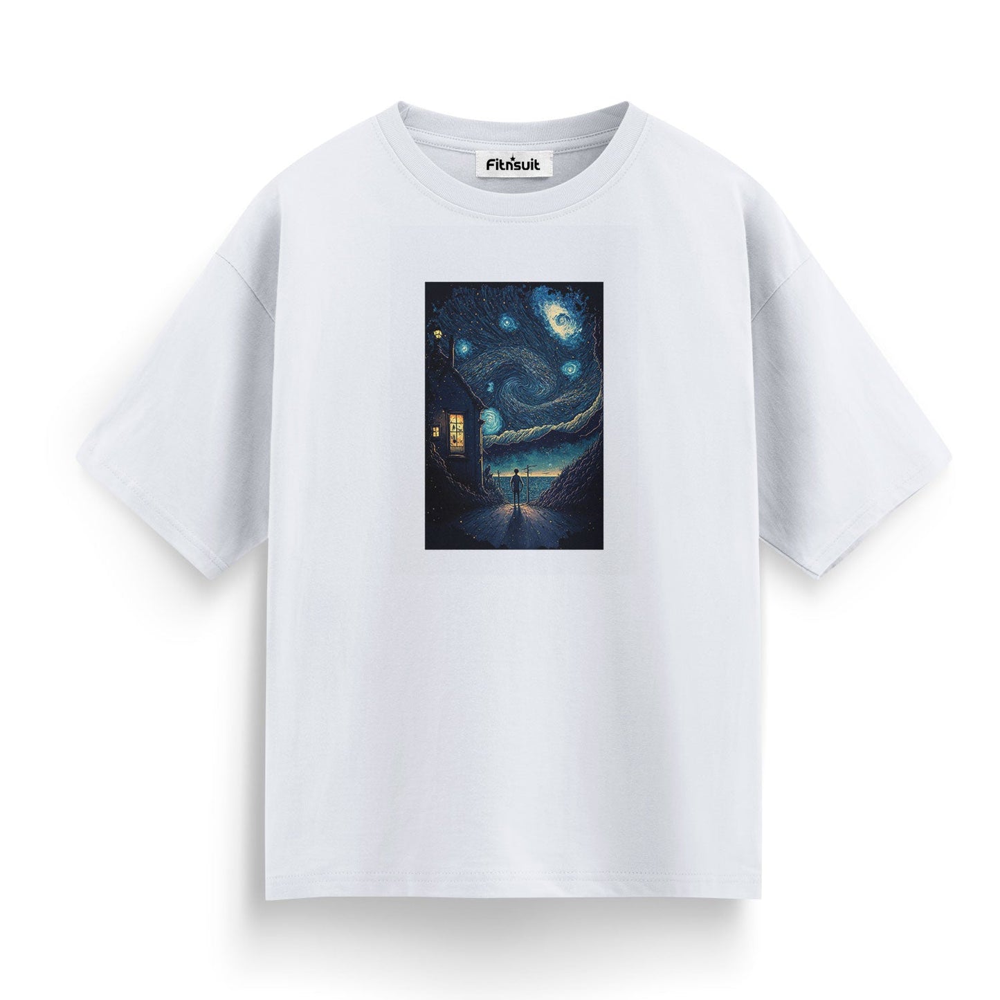 TARDIS Under Starry Sky T shirt for everyone