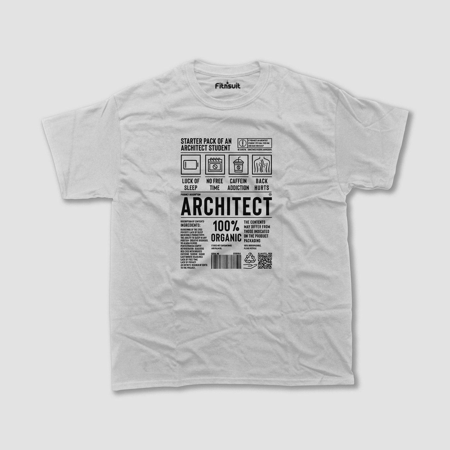 Architekt Classic Design Architec T shirt