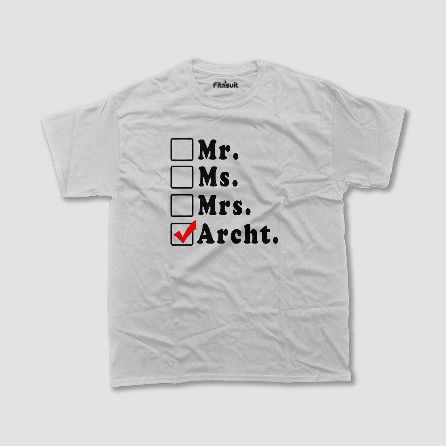 Mr Mrs Archt Architect Humor T shirt
