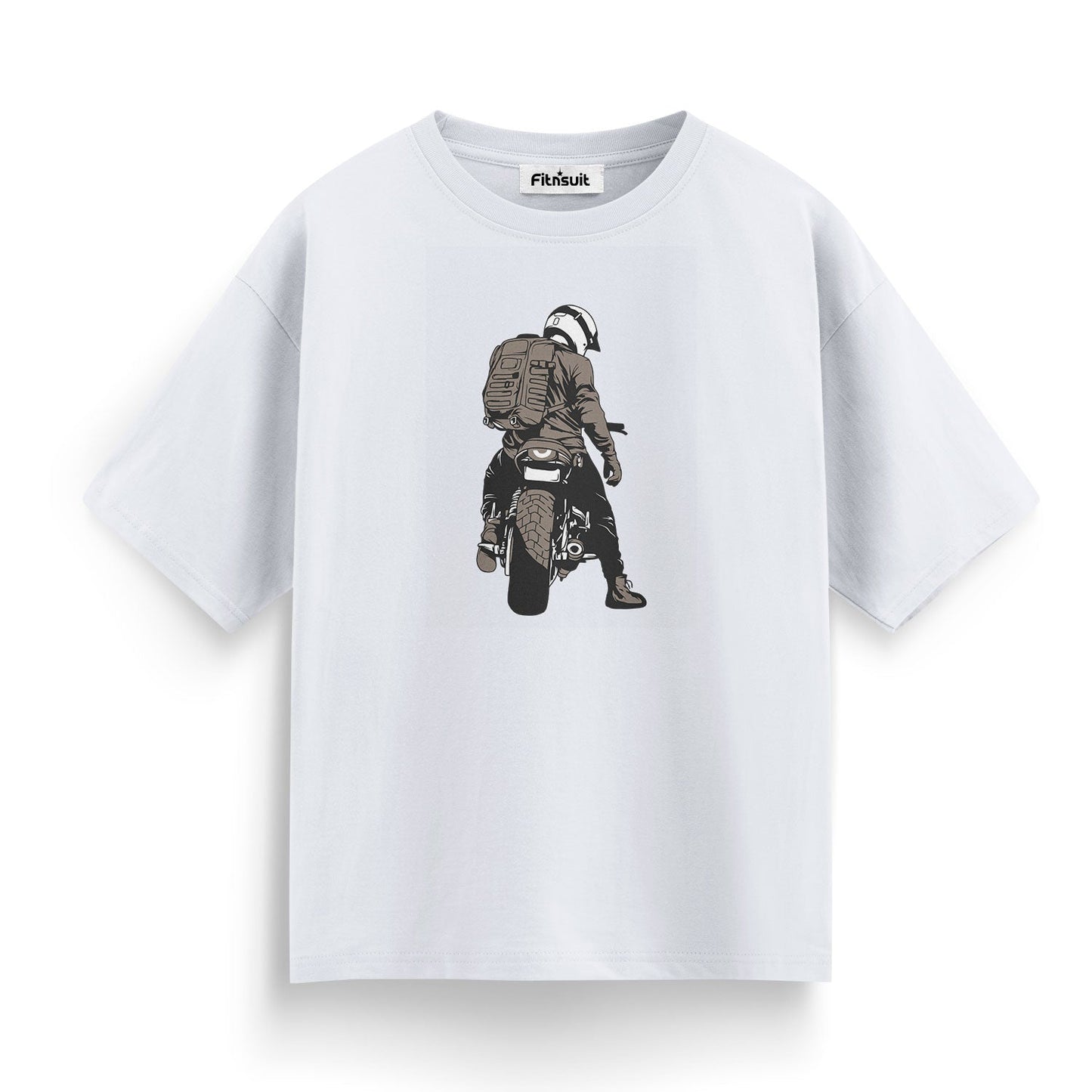 Backpack Rider Motorcycle Explorer T shirt