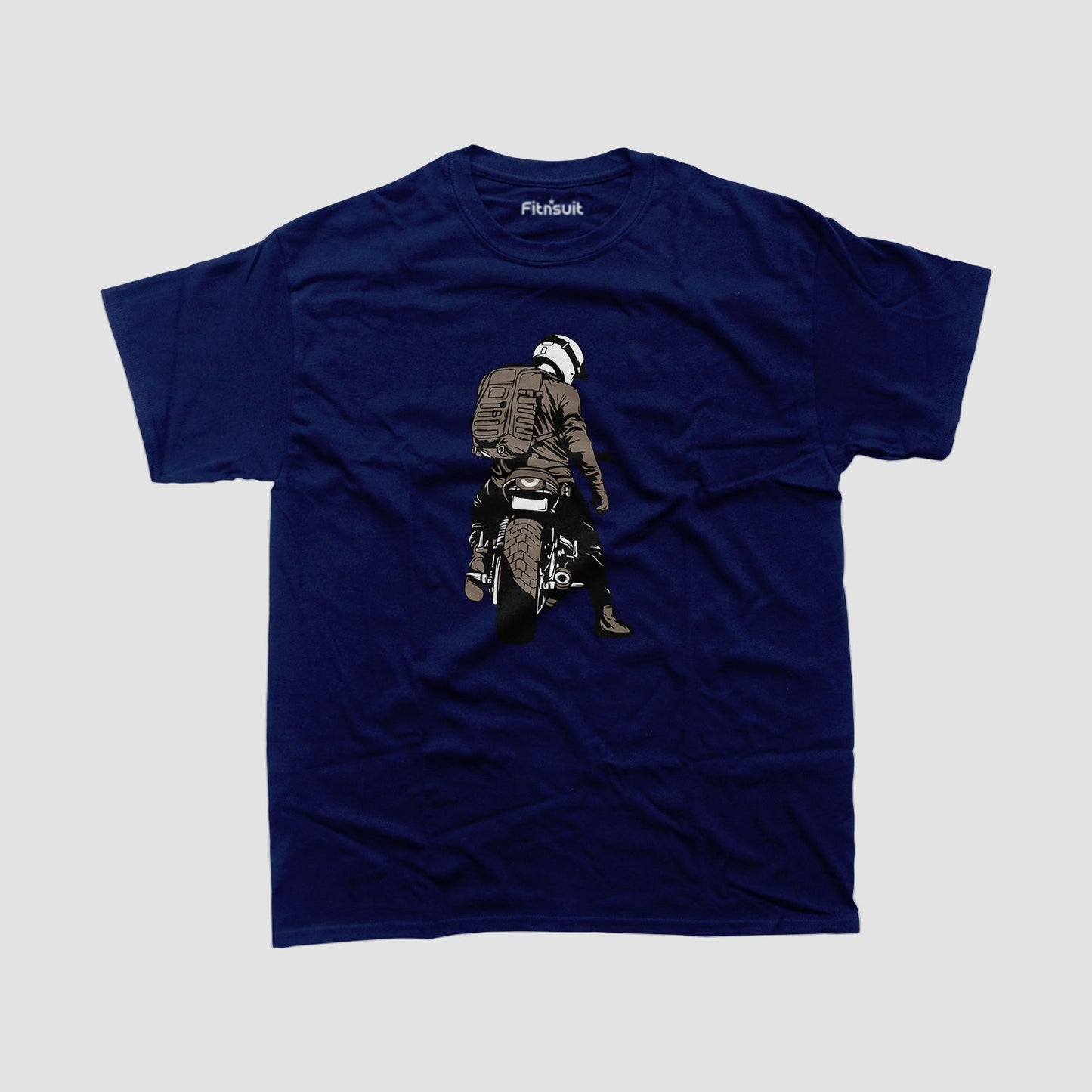 Backpack Rider Motorcycle Explorer T shirt