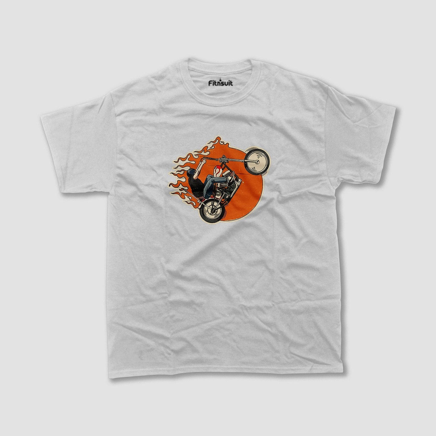 Flaming Ride Motoblogger Passion T shirt
