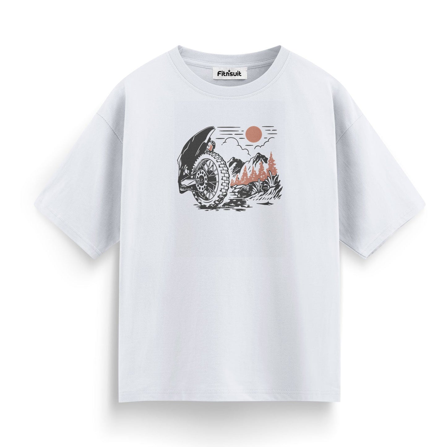 Moonlit Rider Motorbike Night T shirt