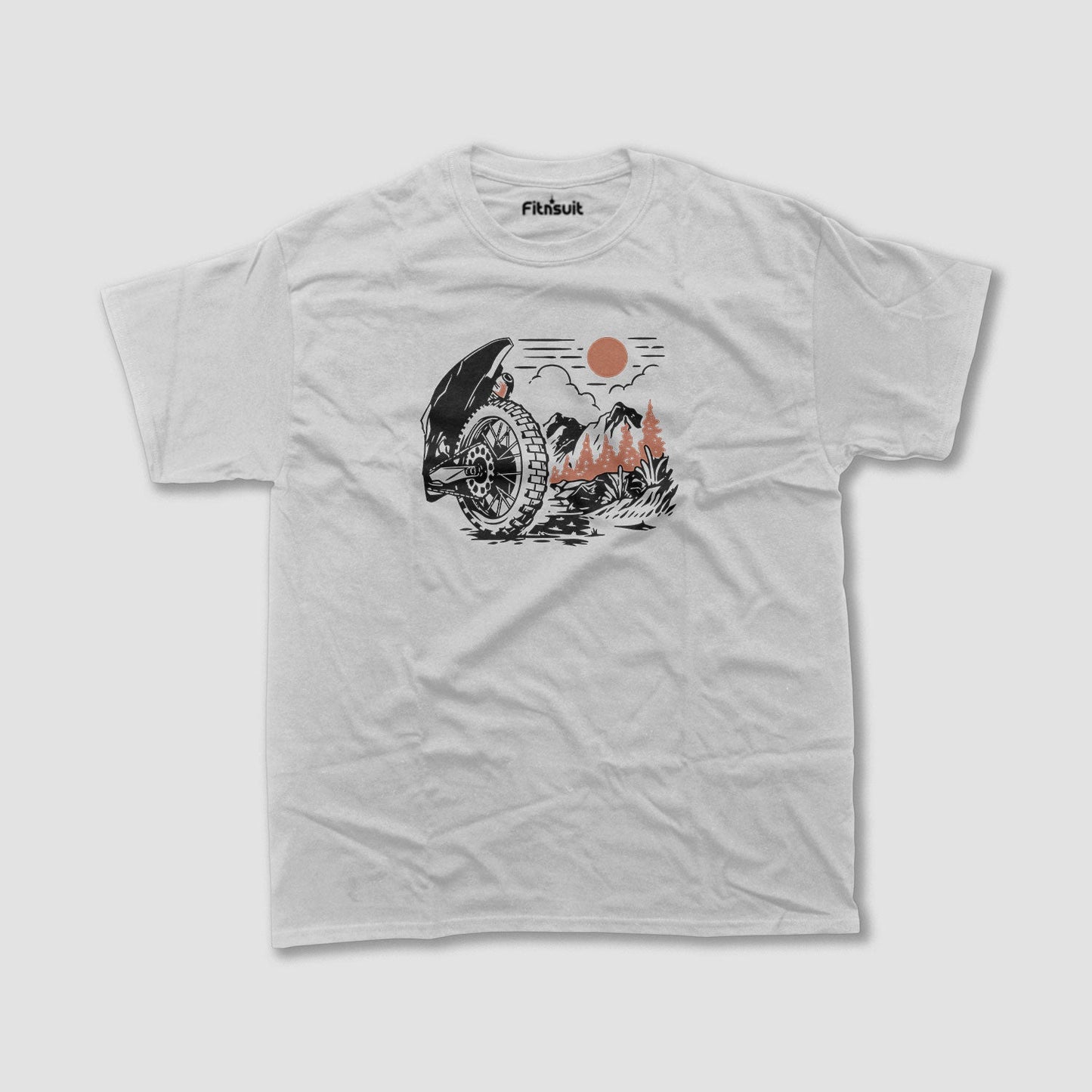 Moonlit Rider Motorbike Night T shirt