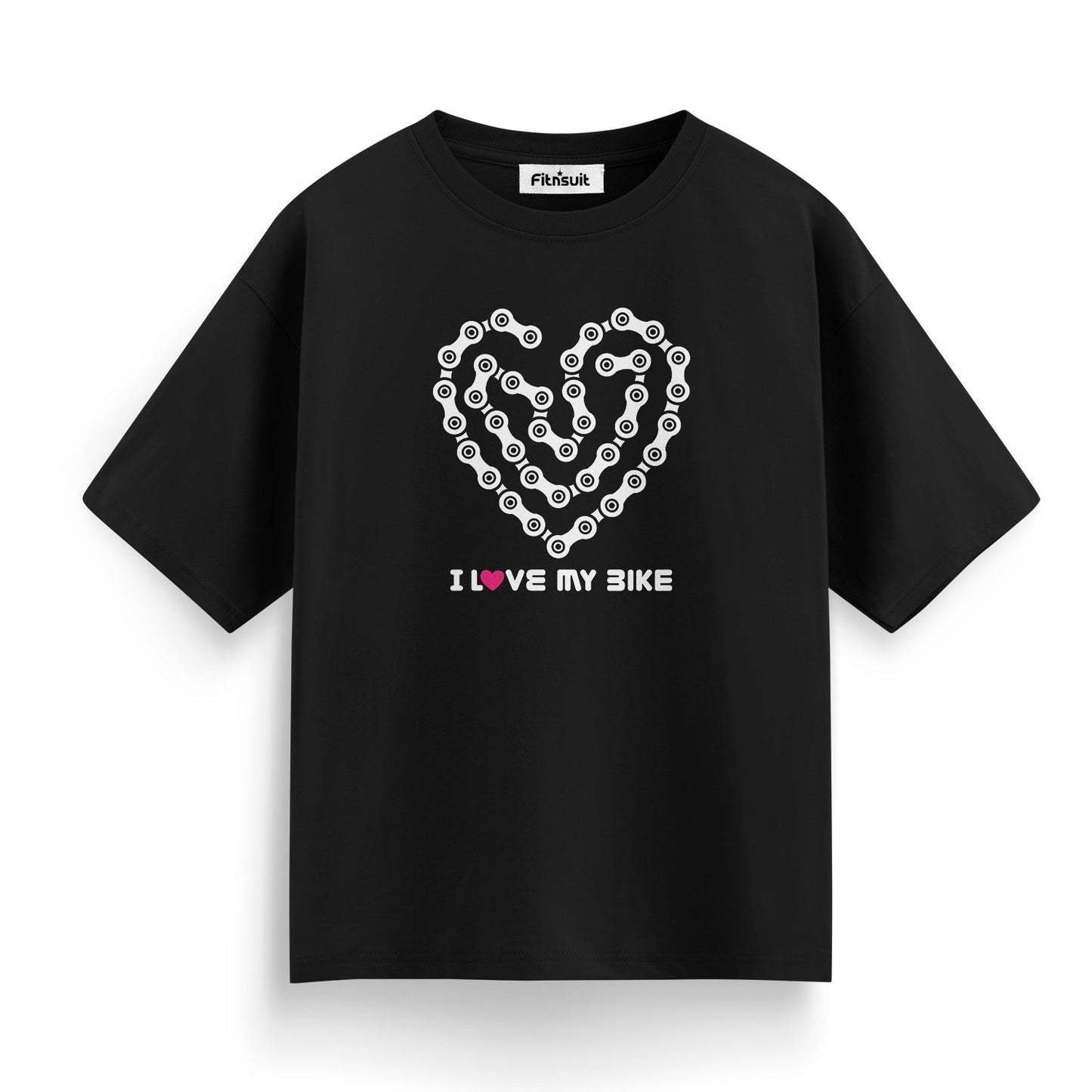 I Love My Bike Motorcycle Heart T shirt