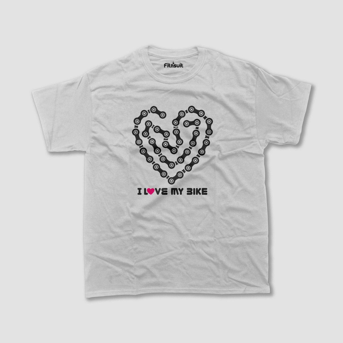 I Love My Bike Motorcycle Heart T shirt