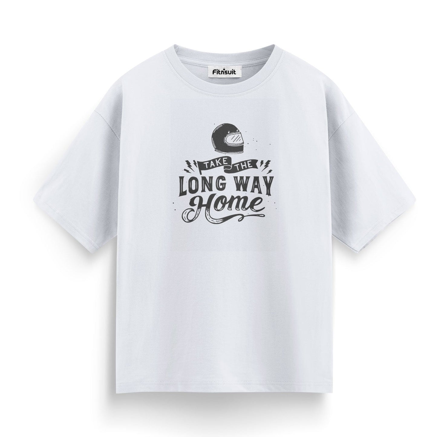 Take The Long Way Home Motorcycle Journey T shirt