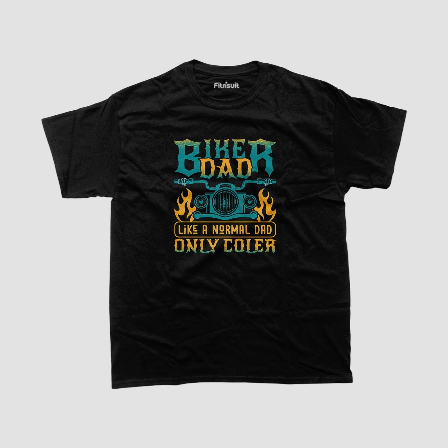 Biker Dad Only Normal Dad Bike Humor T shirt