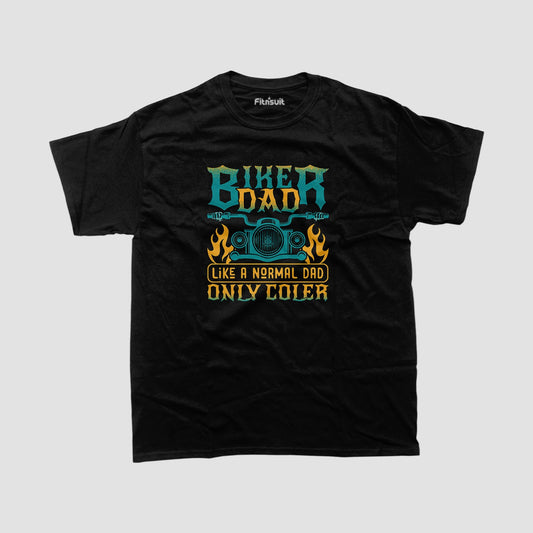 Biker Dad Only Normal Dad Bike Humor T shirt