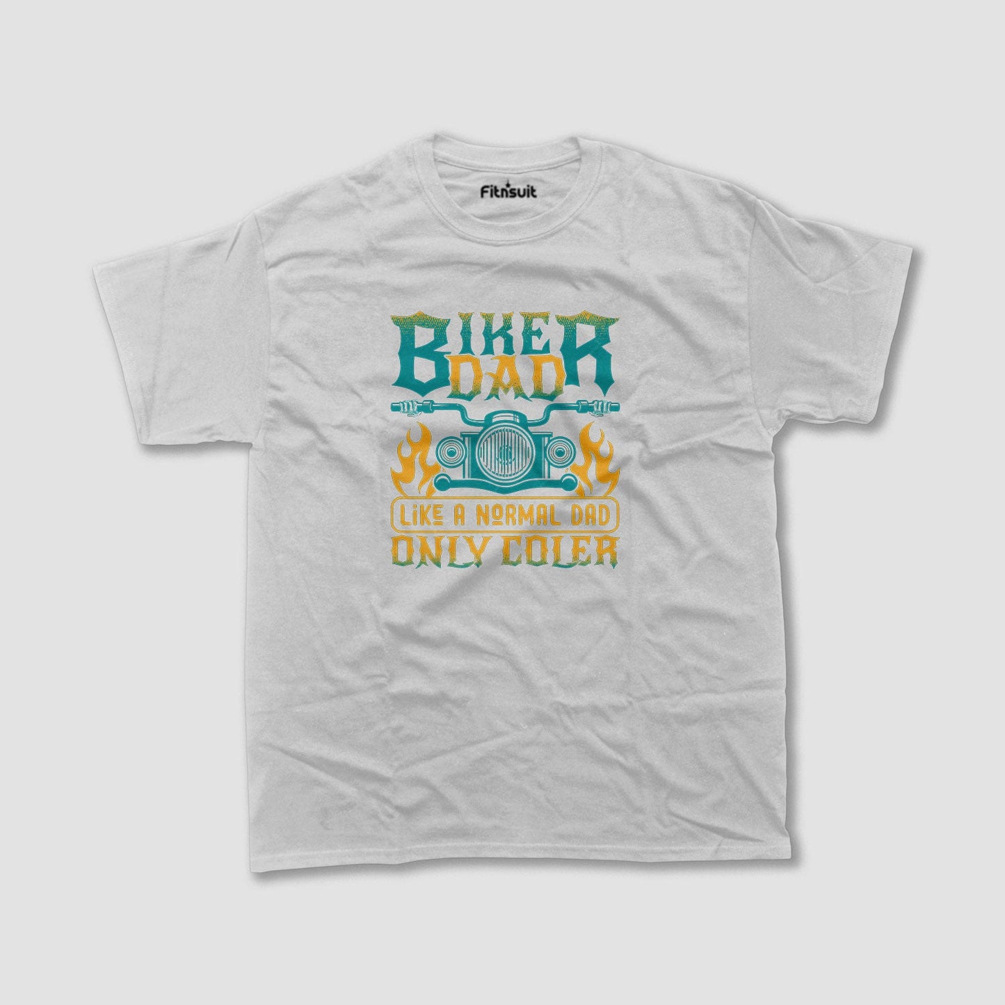Biker Dad Only Normal Dad Bike Humor T shirt