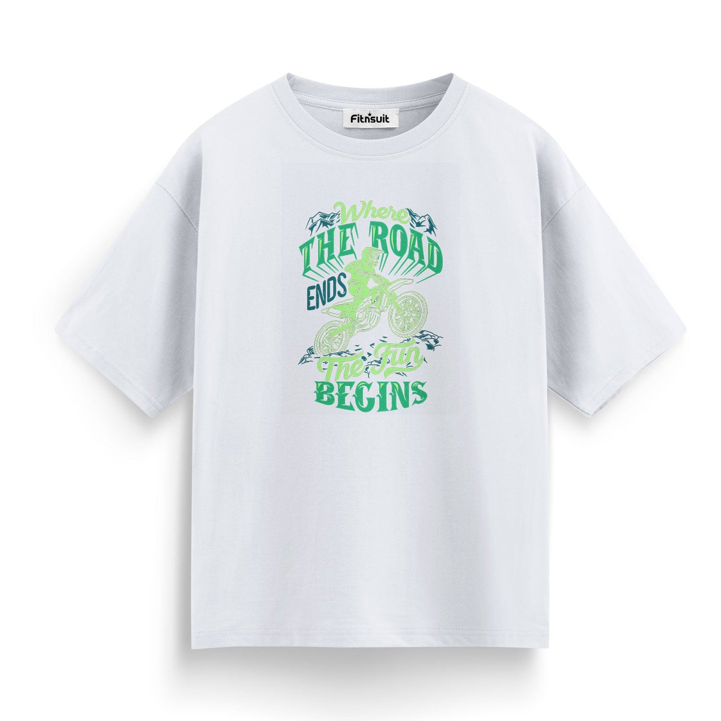 Where The Road Ends Fun Begins Bike Adventure T shirt