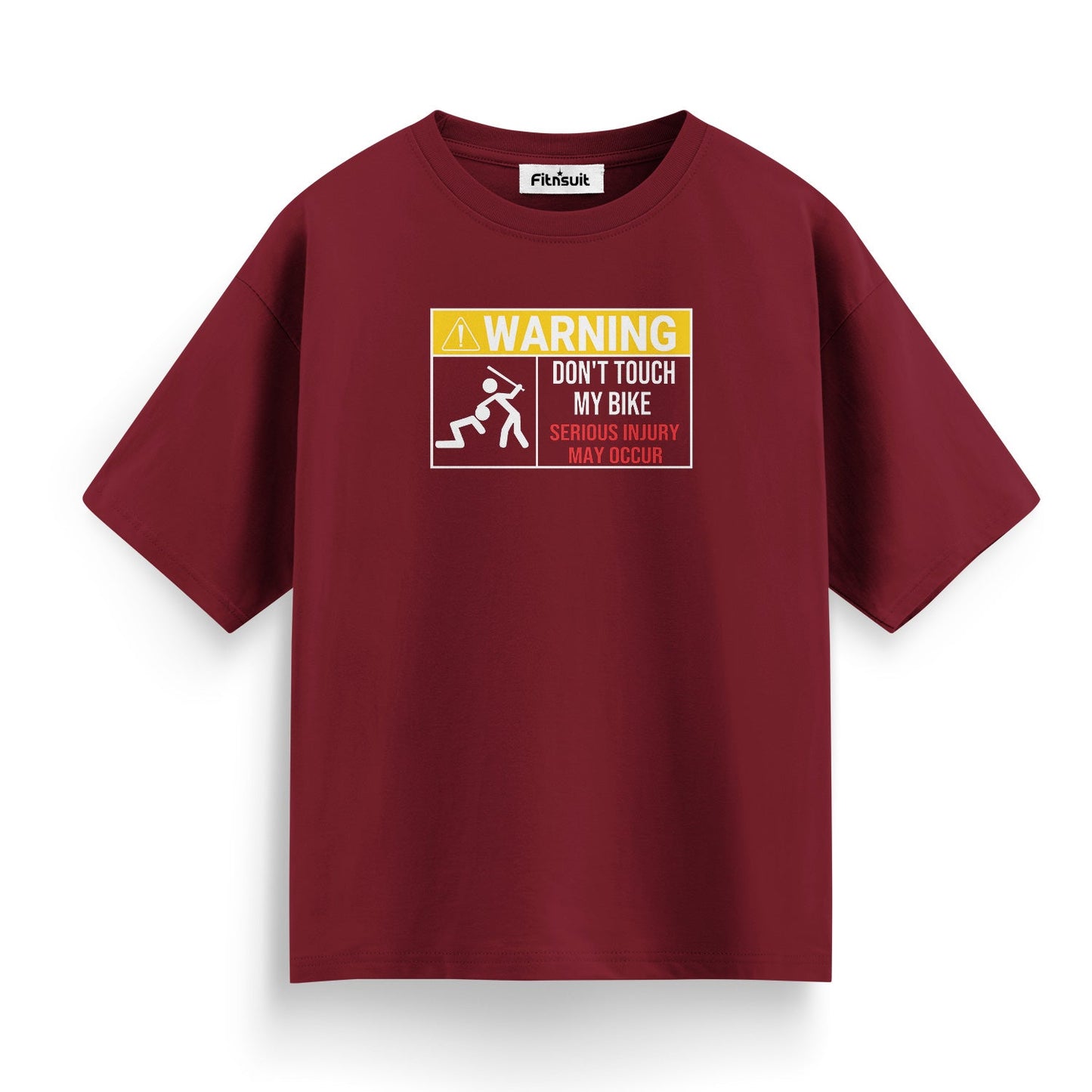 Warning Don’t Touch My Bike Motorcycle Defense T shirt