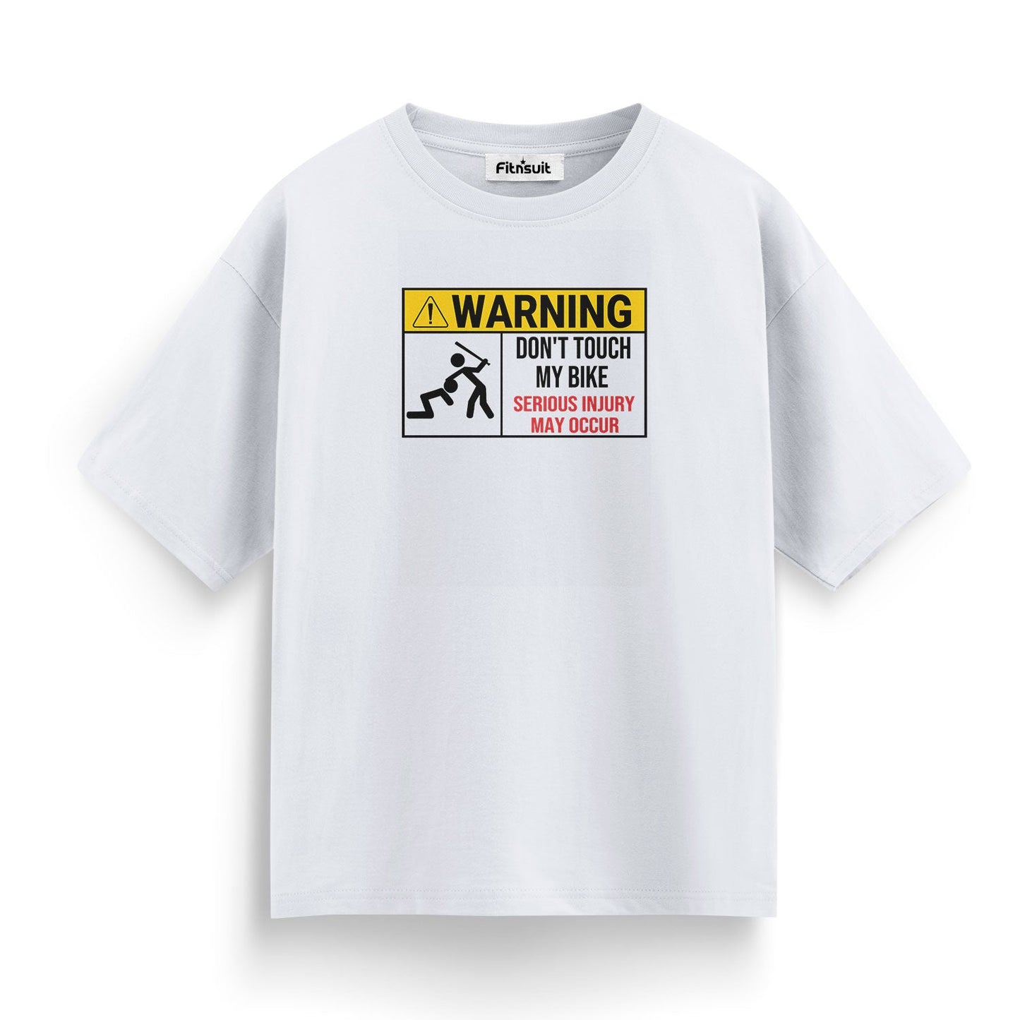 Warning Don’t Touch My Bike Motorcycle Defense T shirt