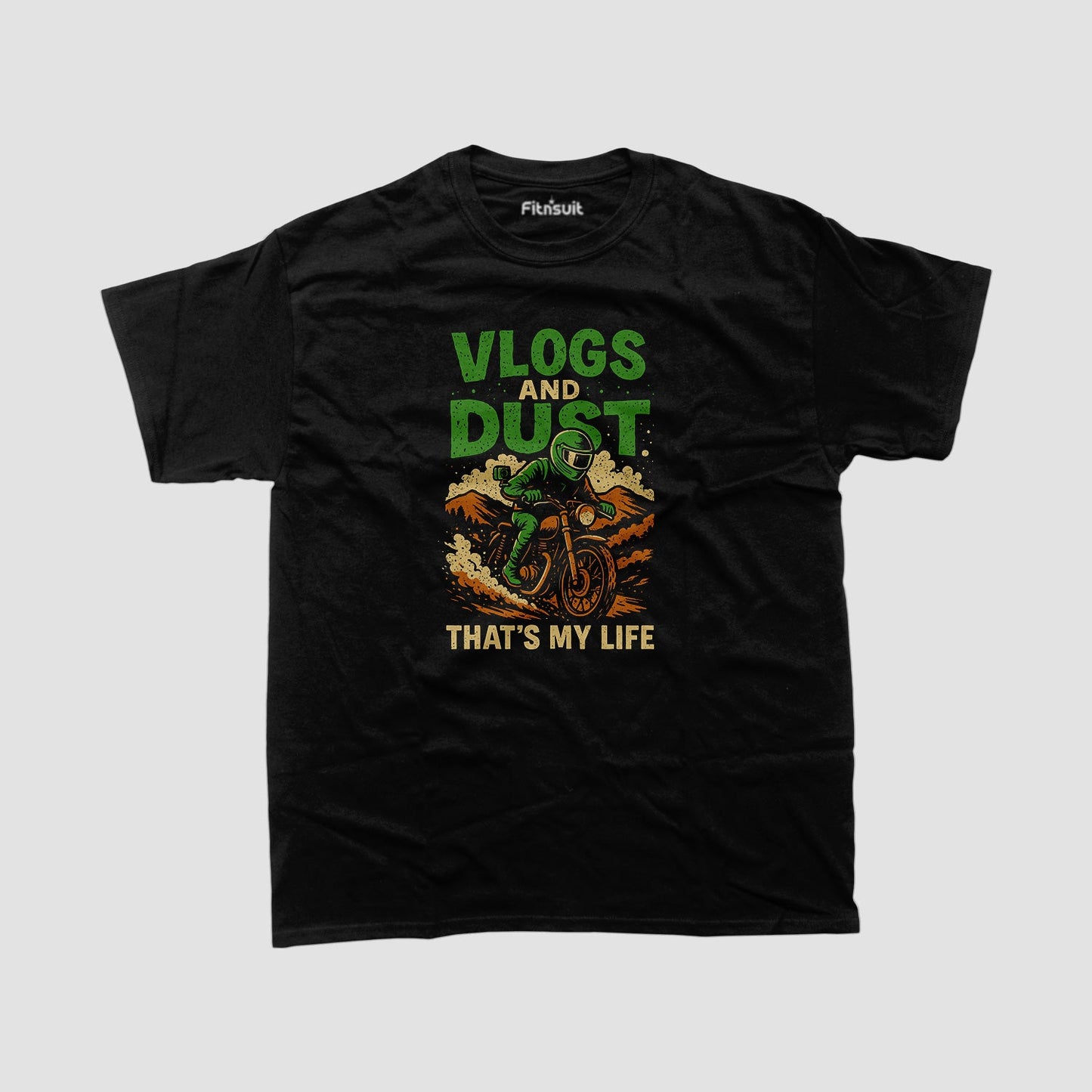 Vlogs Dust That’s My Life Motorcycle Adventure T shirt