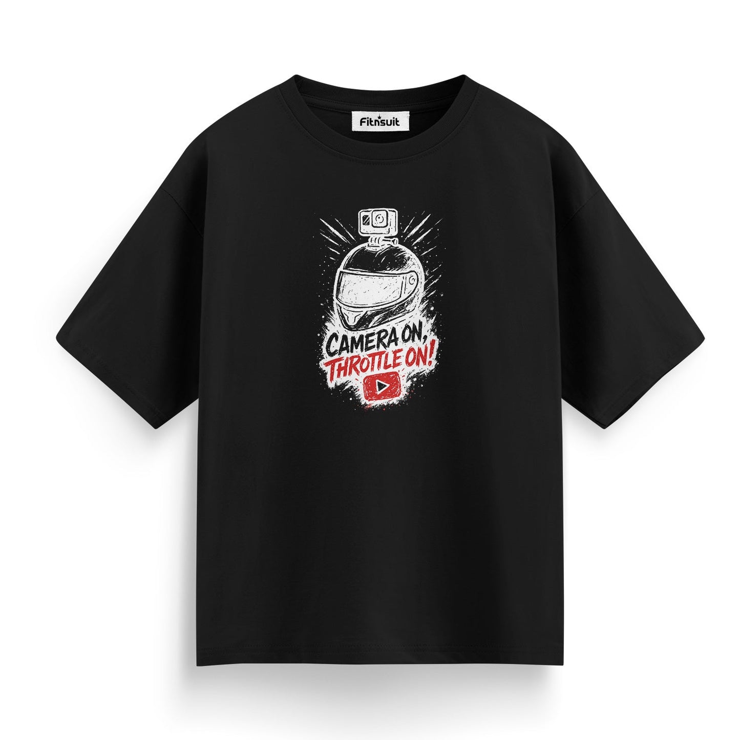 Camera On Throttle On Motoblogger Passion T shirt