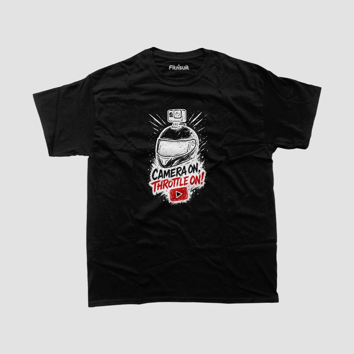 Camera On Throttle On Motoblogger Passion T shirt