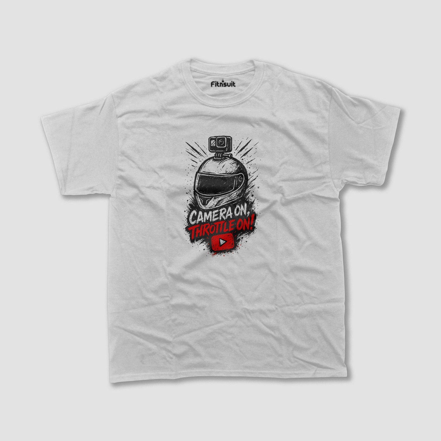 Camera On Throttle On Motoblogger Passion T shirt