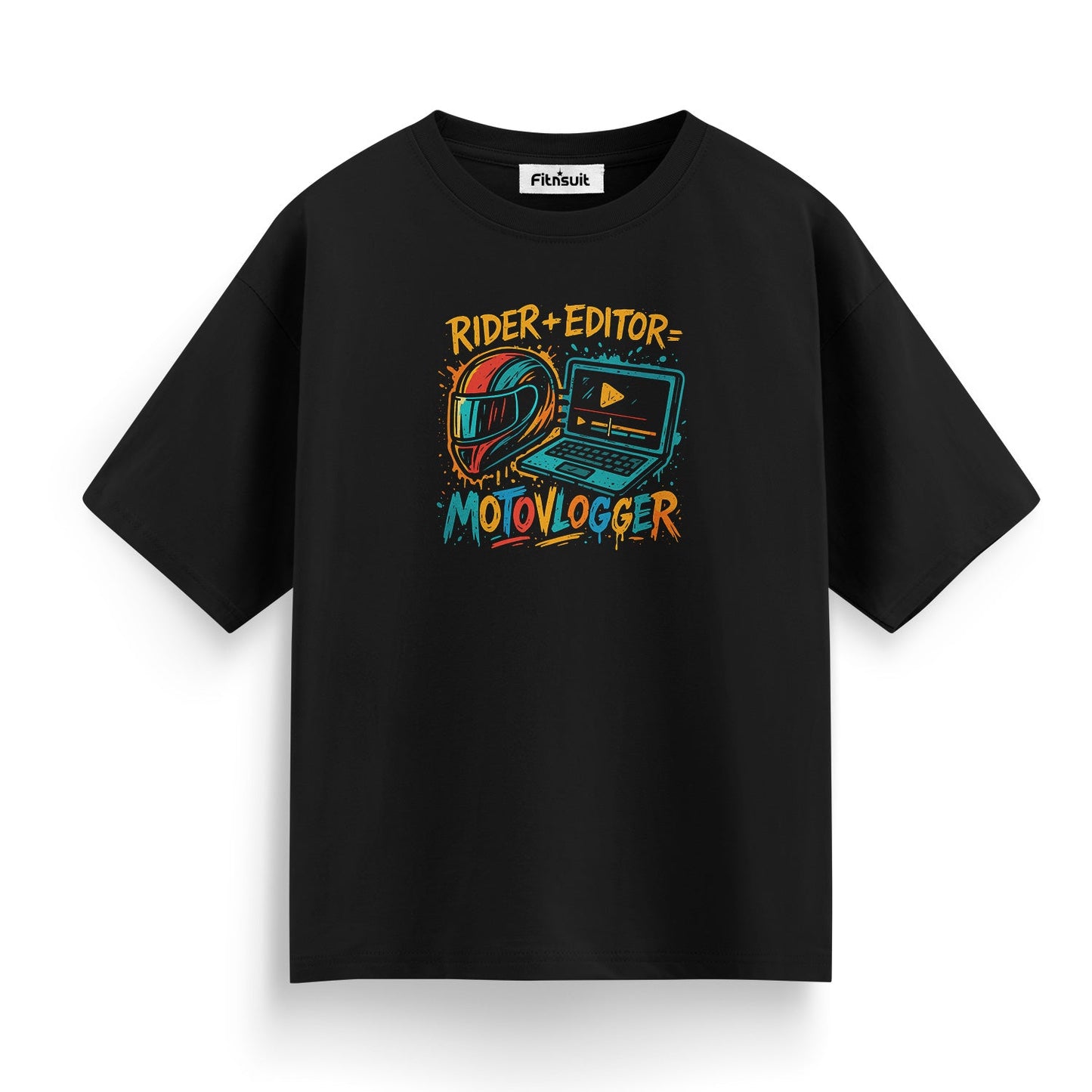 Rider Editor Vlogger Bike Lifestyle T shirt