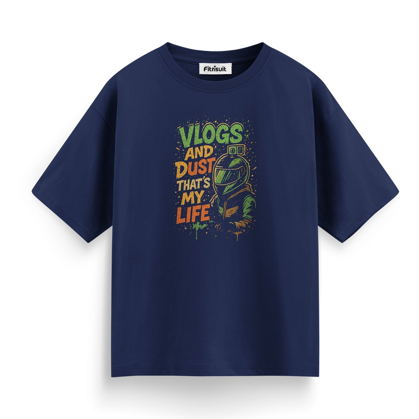 Vlogs And Dust That’s My Life Motorcycle Vibe T shirt