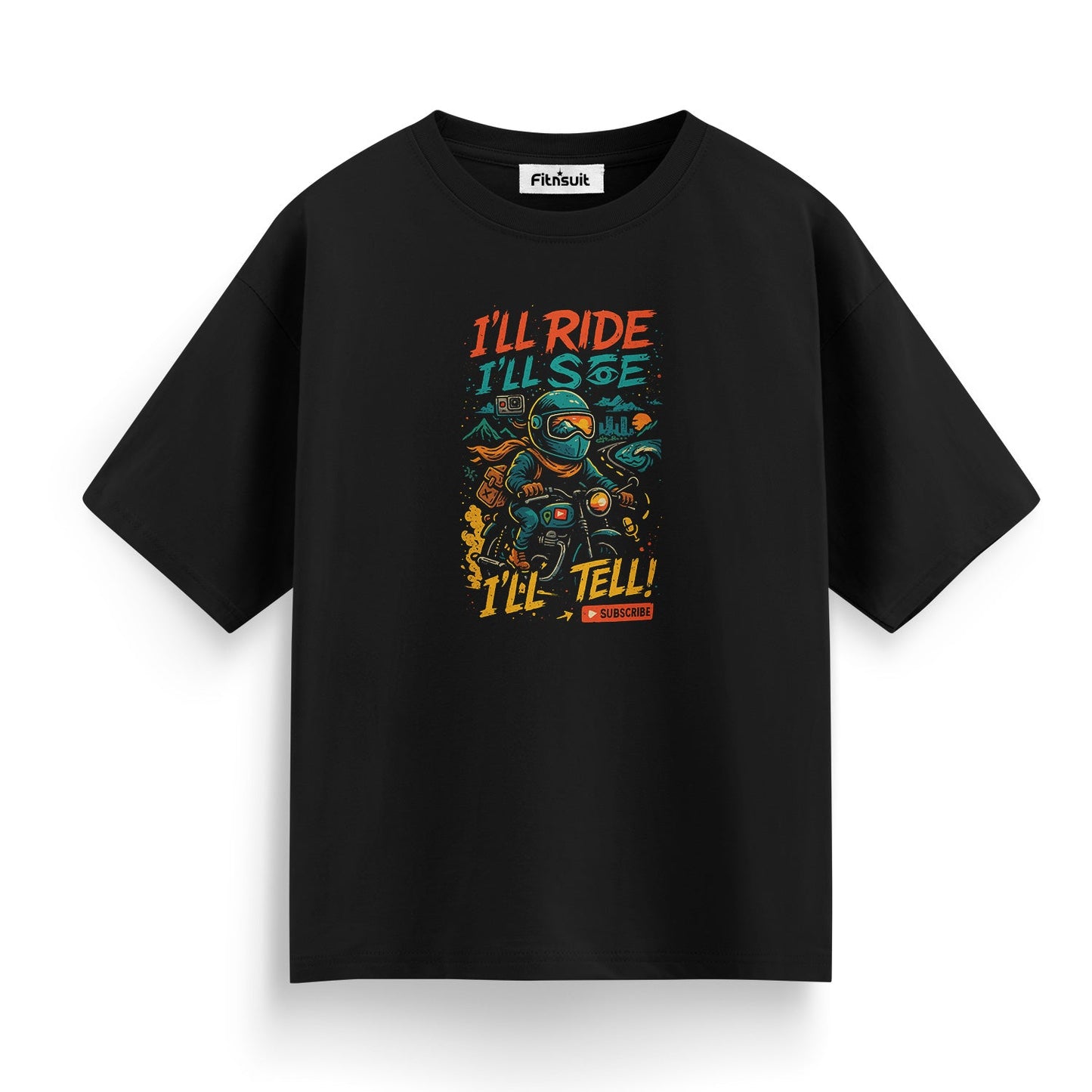 I’ll Ride Till I Die Bike Commitment T shirt