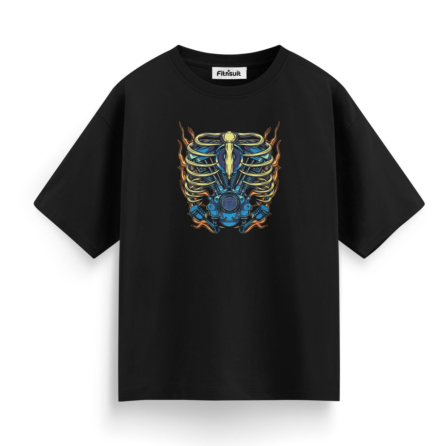 Skull Rider Motorcycle Spirit T shirt